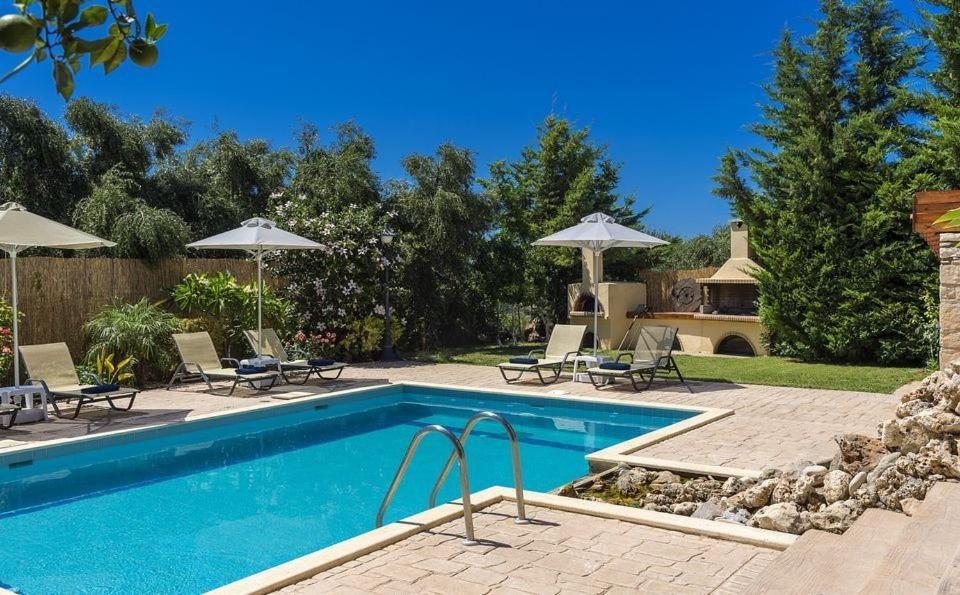 Exclusive Crete Villa Villa Citrus 3 Bedroom Private Pool Rethymnon Asztéri Kültér fotó